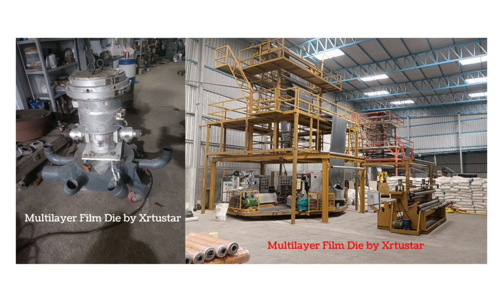 multilayer Blown film dies, stripe film die manufacturer in ahmedabad india, Xtrustar machine