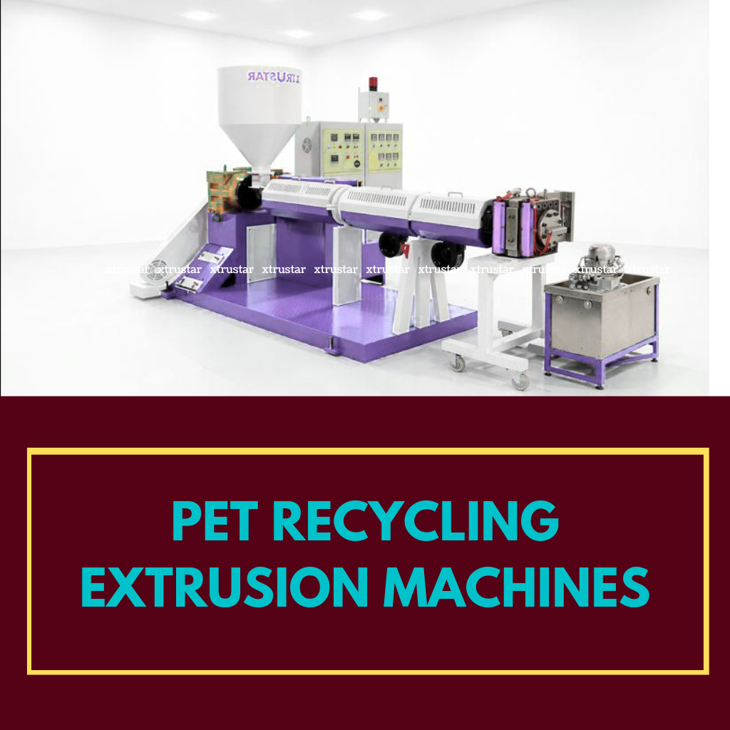 PET RECYCLING TO GRANULES EXTRUSION MACHINE